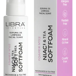 Espuma de limpieza facial N2 NIACINAMIDA Y TEA TREE150cc